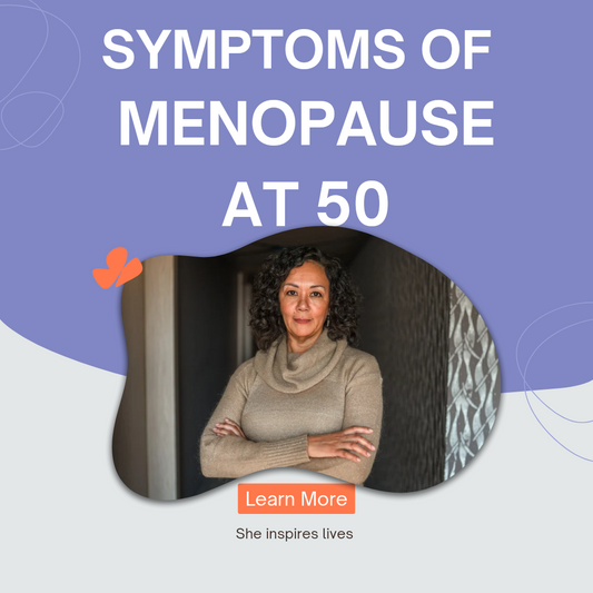 Symptoms of menopause at 50
