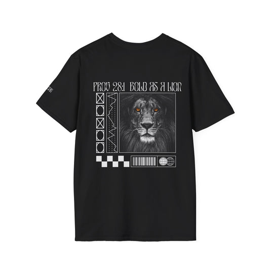 SOFT t-shirt bold as a lion